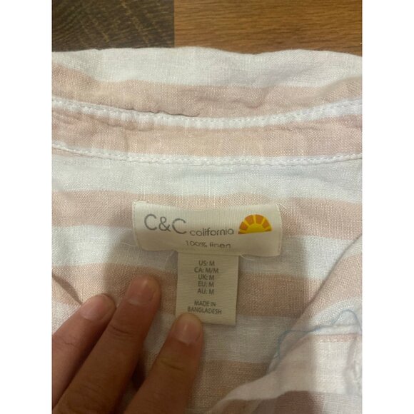C‎ & C California linen top - Picture 2 of 2